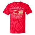 Please Be Patient I'm From The 1900s Retro Pixel Horse Wagon Premium Tie-Dye T-Shirts Red Tie-Dye