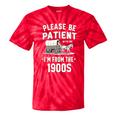 Please Be Patient I'm From The 1900s Retro Premium Tri-Blend Tie-Dye T-Shirts Red Tie-Dye