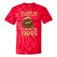 Please Be Patient With Me I'm From The 1900s Steam Train Tie-Dye T-Shirts Red Tie-Dye