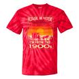 Please Be Patient I'm From The 1900s Sunset Vintage Wagon Tie-Dye T-Shirts Red Tie-Dye