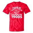 Please Be Patient With Me I'm From The 1900s Typewriter Tie-Dye T-Shirts Red Tie-Dye