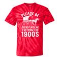 Please Be Patient I'm From The 1900s Vintage Humor 90s Kids Premium Tie-Dye T-Shirts Red Tie-Dye