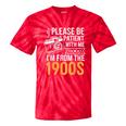 Please Be Patient With Me I'm From The 1900s Vintage Oldie Tie-Dye T-Shirts Red Tie-Dye