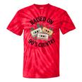 Raised On 90's Country Music Lover Nostalgia Retro Vibe Premium Tri-Blend Tie-Dye T-Shirts Red Tie-Dye