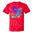 Retro 1980s 80's Baby 1990s 90's Made Me Nostalgia Birthday Premium Tri-Blend Tie-Dye T-Shirts Red Tie-Dye
