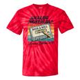 Retro Cassette Case 70s Vintage Music Analog Nostalgia Tie-Dye T-Shirts Red Tie-Dye