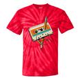 Retro Cassette Tape & Pencil Rewind Nostalgia Party 80s 90s Tie-Dye T-Shirts Red Tie-Dye Retro Cassette Tape & Pencil Rewind Nostalgia Party 80s 90s Tie-Dye T-Shirts Red Tie-Dye