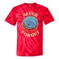 Retro CD Player Never Forget Nostalgia Vintage Tie-Dye T-Shirts Red Tie-Dye