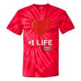 Retro Gamer 1 Life Pixel Heart – 8-Bit Gaming Nostalgia Tie-Dye T-Shirts Red Tie-Dye