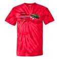 Retro Nostalgia 1980s Love Graphic Tie-Dye T-Shirts Red Tie-Dye