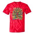 Retro Nostalgia Era Disco Groovy 80s 90s Vintage Aesthetic Tie-Dye T-Shirts Red Tie-Dye