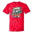 Retro Old Cassette Tape Cartoon With Walker Nostalgia Tie-Dye T-Shirts Red Tie-Dye