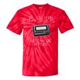 Retro Pager 90s Nostalgia Premium Tri-Blend Tie-Dye T-Shirts Red Tie-Dye