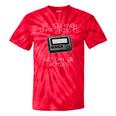 Retro Pager 90s Nostalgia Tie-Dye T-Shirts Red Tie-Dye