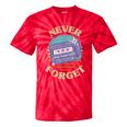 Retro Pager Never Forget Nostalgia Vintage Tie-Dye T-Shirts Red Tie-Dye