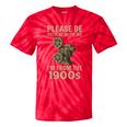 Retro Please Be Patient With Me I'm From The 1900s Projector Premium Tie-Dye T-Shirts Red Tie-Dye