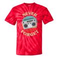 Retro Radio Never Forget Nostalgia Vintage Tie-Dye T-Shirts Red Tie-Dye