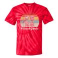 Retro Snack Goals Icon Nostalgia Tie-Dye T-Shirts Red Tie-Dye