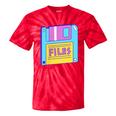 Retro TechnologyOld School Floppy Nostalgia 90s Generation Tie-Dye T-Shirts Red Tie-Dye