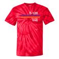 Retro VHS Tape Graphics 80s 90s Nostalgia Costume Tie-Dye T-Shirts Red Tie-Dye