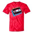 Retro VHS Vaporwave Video Cassette Nostalgia Geek Chic Tie-Dye T-Shirts Red Tie-Dye