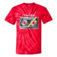 Rewind Cassette Tape Nostalgia 80s 90s Retro Music Lover Tie-Dye T-Shirts Red Tie-Dye