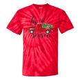 Tis The Season Holiday Nostalgia Red Truck Tie-Dye T-Shirts Red Tie-Dye