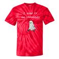 I Used To Be Somebody Nostalgia Halloween Spooky Season Premium Tri-Blend Tie-Dye T-Shirts Red Tie-Dye