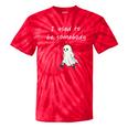 I Used To Be Somebody Nostalgia Halloween Spooky Season Tie-Dye T-Shirts Red Tie-Dye