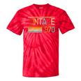 Vintage 1970 Birthday Retro Style 70's Born Nostalgia Party Premium Tri-Blend Tie-Dye T-Shirts Red Tie-Dye