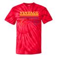Vintage 1970 Retro Style 70's Born Nostalgia Vibes Birthday Premium Tri-Blend Tie-Dye T-Shirts Red Tie-Dye