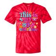 Vintage 80s Costume Nostalgia 1980s Fashion Cute Girls Women Tie-Dye T-Shirts Red Tie-Dye