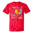 Vintage 80s Vibes Costume Nostalgia 1980s Fashion Cassette Tie-Dye T-Shirts Red Tie-Dye