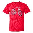 Vintage Bicycle With Playing Cards Nostalgia Premium Tri-Blend Tie-Dye T-Shirts Red Tie-Dye