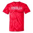 Vintage Nostalgia Distressed Retro Vibes Tie-Dye T-Shirts Red Tie-Dye