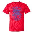Vintage Racing Automotive Nostalgia Distressed Car Premium Tri-Blend Tie-Dye T-Shirts Red Tie-Dye
