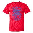 Vintage Racing Automotive Nostalgia Distressed Car Tie-Dye T-Shirts Red Tie-Dye
