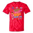 Vintage Retro 80's Baby 90's Made Me 1980s 1990s Nostalgia Premium Tri-Blend Tie-Dye T-Shirts Red Tie-Dye