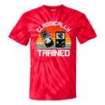 Vintage Retro Classically Trained Video Game 90s Nostalgia Tie-Dye T-Shirts Red Tie-Dye