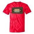 Vintage VHS Tape Humor Retro Nostalgia Graphic Premium Tie-Dye T-Shirts Red Tie-Dye
