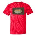Vintage VHS Tape Humor Retro Nostalgia Graphic Tie-Dye T-Shirts Red Tie-Dye