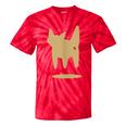 Yk2 Cat With Tomboy Tail 90s Nostalgia Downtown Indie Tie-Dye T-Shirts Red Tie-Dye