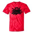 Yk2 Grunge Scary Cat With Tail Tomboy 90s Nostalgia Indie Premium Tri-Blend Tie-Dye T-Shirts Red Tie-Dye