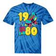 1980 Retro Raised In The 80s Old School Nostalgia Vibes Tie-Dye T-Shirts Blue Tie-Dye