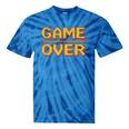 1980s Nostalgia Arcade Gamer Retro Video Game Novelty Tie-Dye T-Shirts Blue Tie-Dye