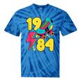 1984 Retro Raised In The 80s Old School Nostalgia Vibes Tie-Dye T-Shirts Blue Tie-Dye