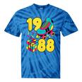 1988 Retro Raised In The 80s Old School Nostalgia Vibes Tie-Dye T-Shirts Blue Tie-Dye