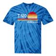 70's 80's 90's Music Nostalgia Video Cassette Tape VHS Retro Tie-Dye T-Shirts Blue Tie-Dye