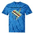 70s 80s 90s Retro Party Costume Nostalgia Cassette Tie-Dye T-Shirts Blue Tie-Dye