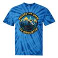 8-Bit Gamer Birder Blue Jay Arcade Nostalgia Nature Tie-Dye T-Shirts Blue Tie-Dye